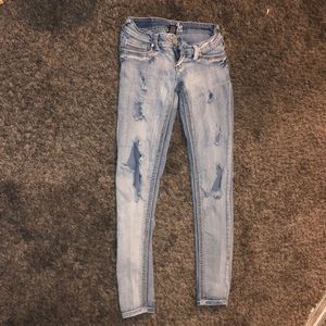 Jade blue jeans size 3/4
